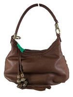 R Braided Strap Slouch Bag