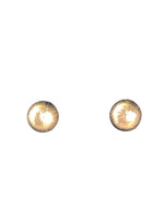 14k satin ball post earrings