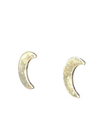 14k half moon earrings