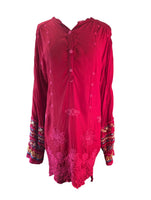 R embroidered tunic