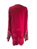 R embroidered tunic