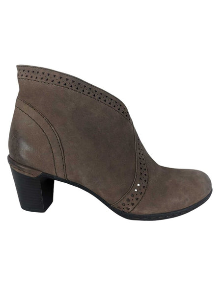 R Suede Bootie