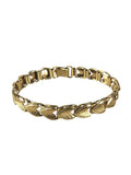 Costume rolled gold bracelet