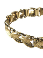 Costume rolled gold bracelet