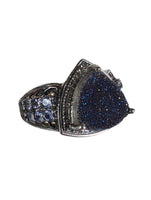 R sterling druzy amethyst ring retails $300