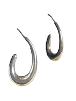 Sterling hoop earrings