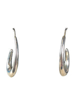 Sterling hoop earrings