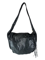 Large Zip Top Hobo Style Shoulder Bag