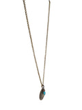 R vermeil pendant necklace