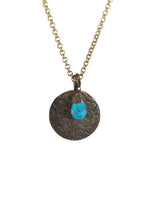 R vermeil pendant necklace