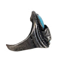 R sterling turquoise ring