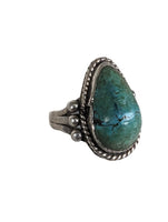 R sterling turquoise ring