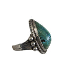 R sterling turquoise ring