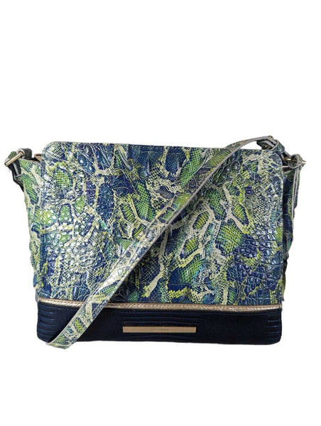 R NWT leather Green Viper Mackay crossbody with wallet retail $255