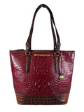 R leather tote