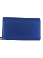 R Saffiano Leather Wristlet