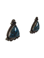 R sterling turquoise earrings