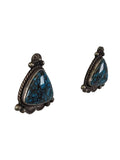 R sterling turquoise earrings