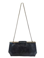 R Patent Snake Handbag