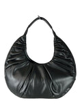 Vegan leather Pleats Shoulder bag