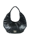 Vegan leather Pleats Shoulder bag