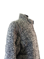 R NWT zip tweed