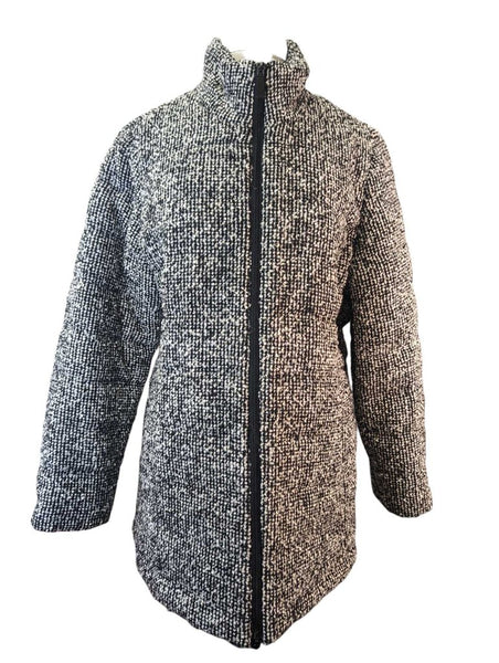 R NWT zip tweed