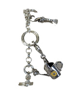 R sterling charm bracelet