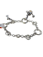 R sterling charm bracelet