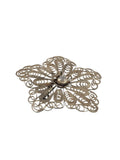 800 Silver Filigree Pin