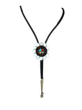 Sterling Sunface Bolo Tie