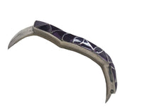 R sterling stone inlay cuff