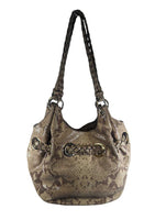 R Python Embossed Hobo