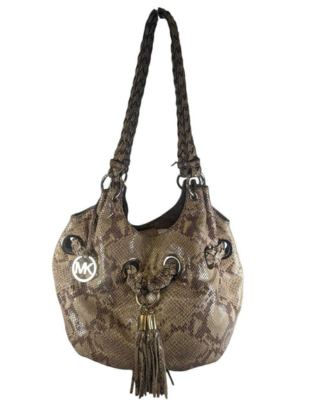 R Python Embossed Hobo