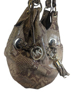 R Python Embossed Hobo