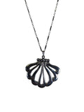 R SS Shell Pendant Chain Necklace