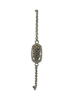 *R Filigree Adjustable Chain Bracelet