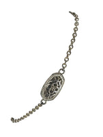 *R Filigree Adjustable Chain Bracelet