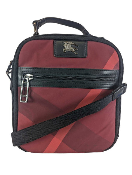 R nylon messenger crossbody