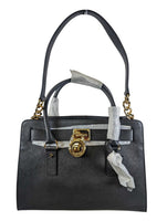 R saffiano leather satchel