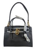 R saffiano leather satchel