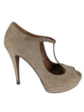 R Suede Open Toe