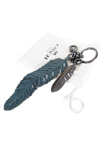 R Feather Bag Charm