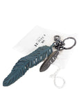 R Feather Bag Charm