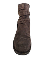 R Suede Bootie