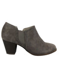 R Faux Suede Bootie