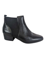 R Leather Bootie