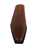 R Woven leather Pointed Toe