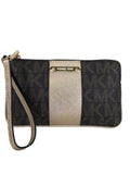 R Monogram Wristlet