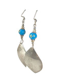 SS Dangle Earrings w/ Stone Ball